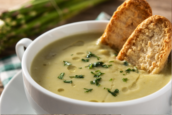 Caldo Verde com Mandioquinha