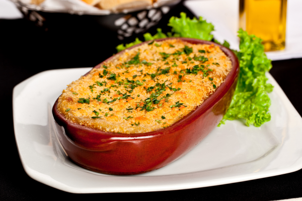 escondidinho de carne seca com mandioca